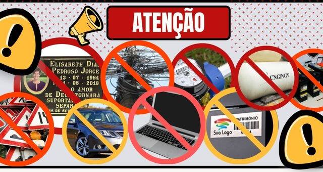 materiais proibidos sucata