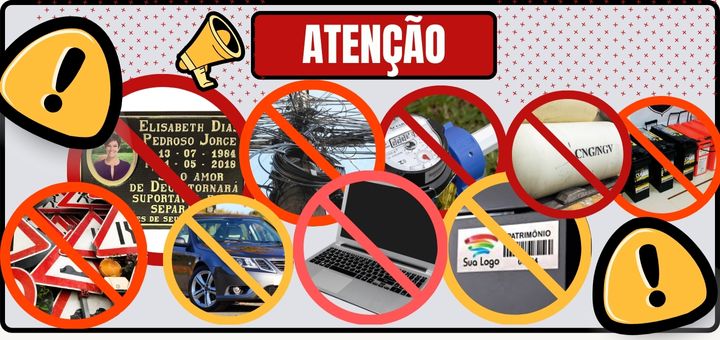 materiais proibidos sucata